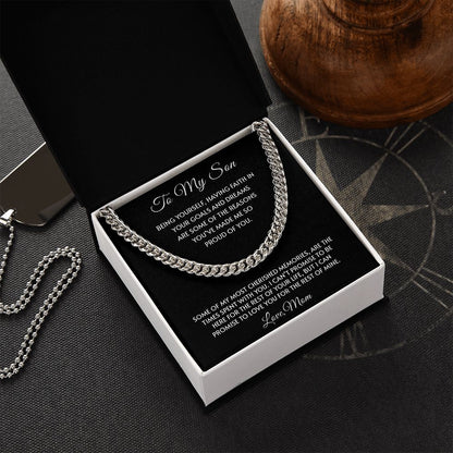 My Son| Proud of You - Cuban Link Chain