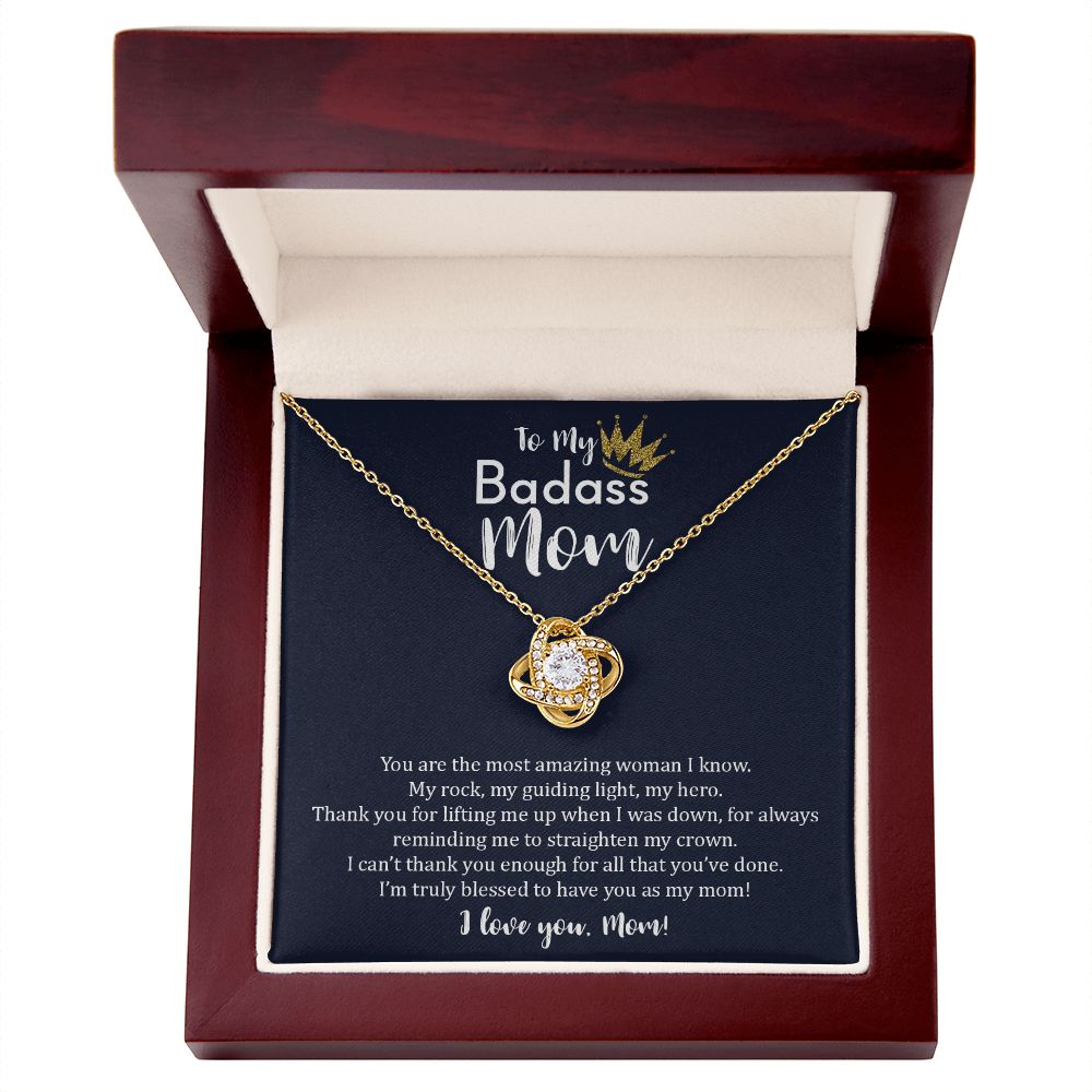 My Badass Mom| Cant Thank You Enough - Love Knot Necklace