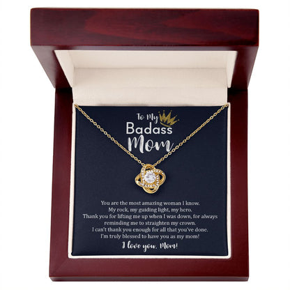 My Badass Mom| Cant Thank You Enough - Love Knot Necklace
