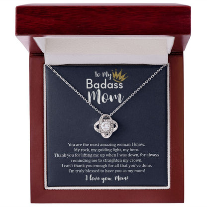 My Badass Mom| Cant Thank You Enough - Love Knot Necklace