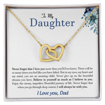 My Daughter| Always Be With You - Interlocking Hearts