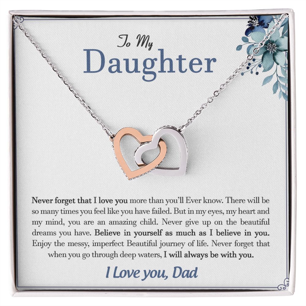 My Daughter| Always Be With You - Interlocking Hearts
